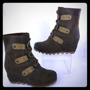 Women’s Sorel Boots Joan of Arctic Wedge Brown
